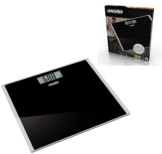 Báscula de baño Mesko MS 8150b · hasta 150 kg y formato compacto