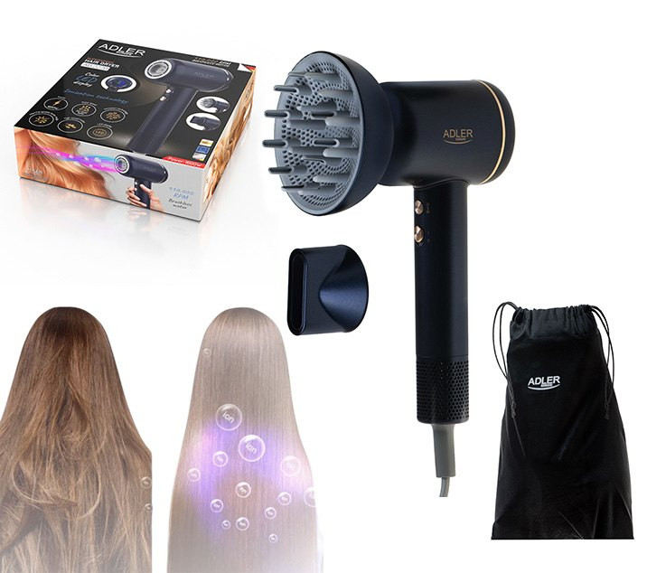 Secador de pelo Adler AD 2270 SUPERSPEED · 1600 W con cable de 1,8 m