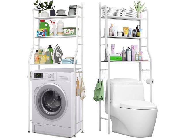 Estantería de baño 153 cm con hueco para lavadora - imagen 1