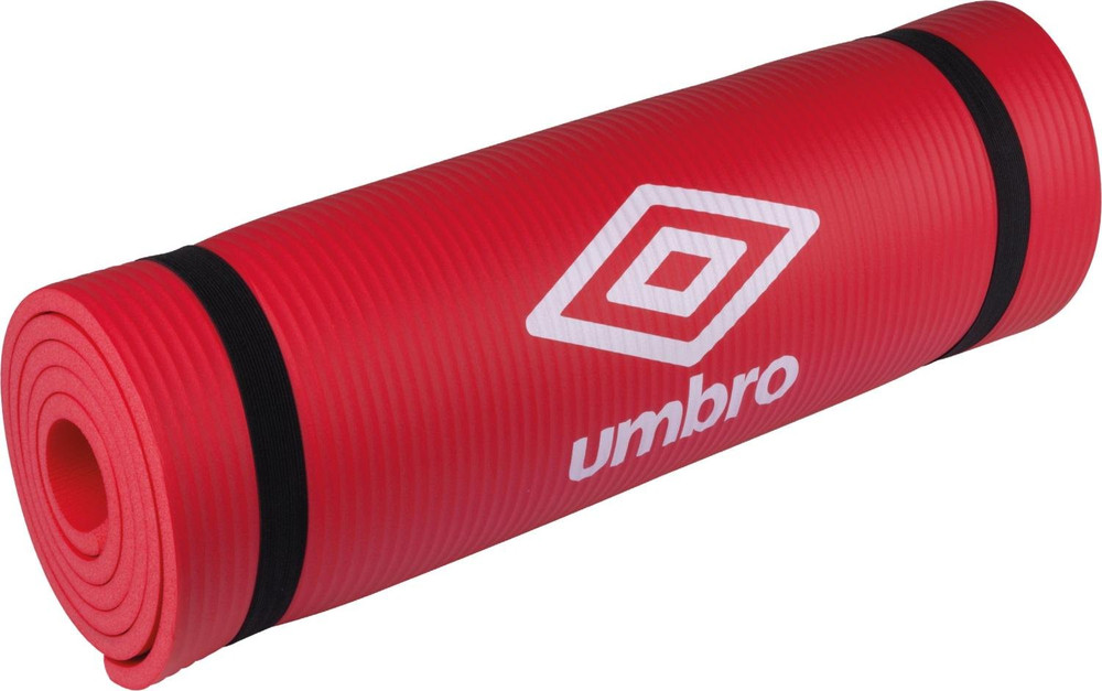 Tapete de ioga e fitness Umbro · 190 x 58 x 1 cm, antiderrapante, vermelho