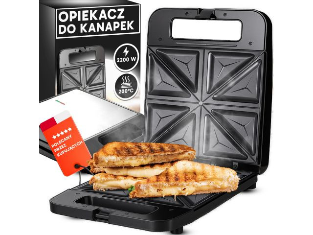 Sandwichera XXL 8 tostadas OR1334 · 1400 W