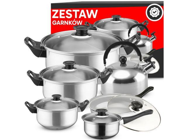 Batería de cocina 11 piezas con hervidor OR201 · gas e inducción