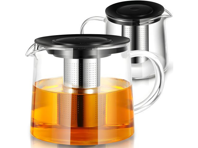 Tetera de cristal con filtro OR1051 · 1,5 L