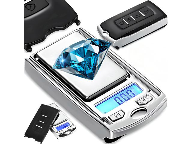 Báscula de precisión llavero E702 · 100 g / 0,01 g