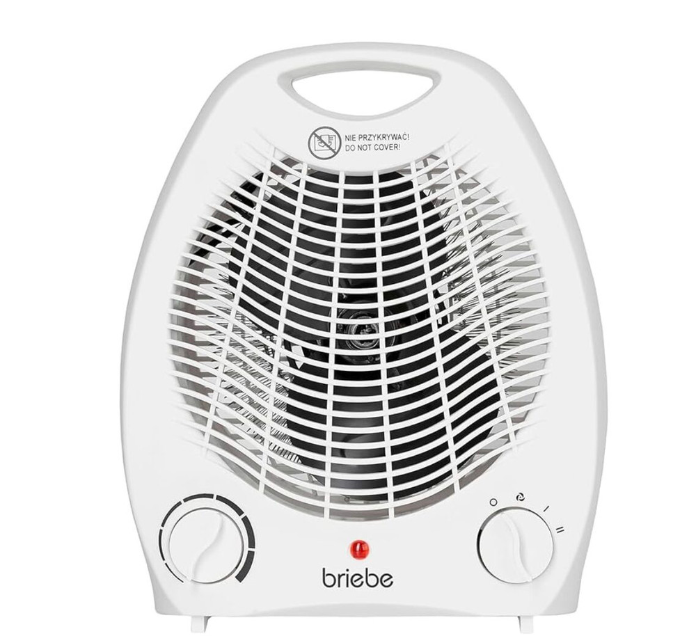 Calefactor eléctrico Briebe HT1126 2000W termostato aire frío caliente