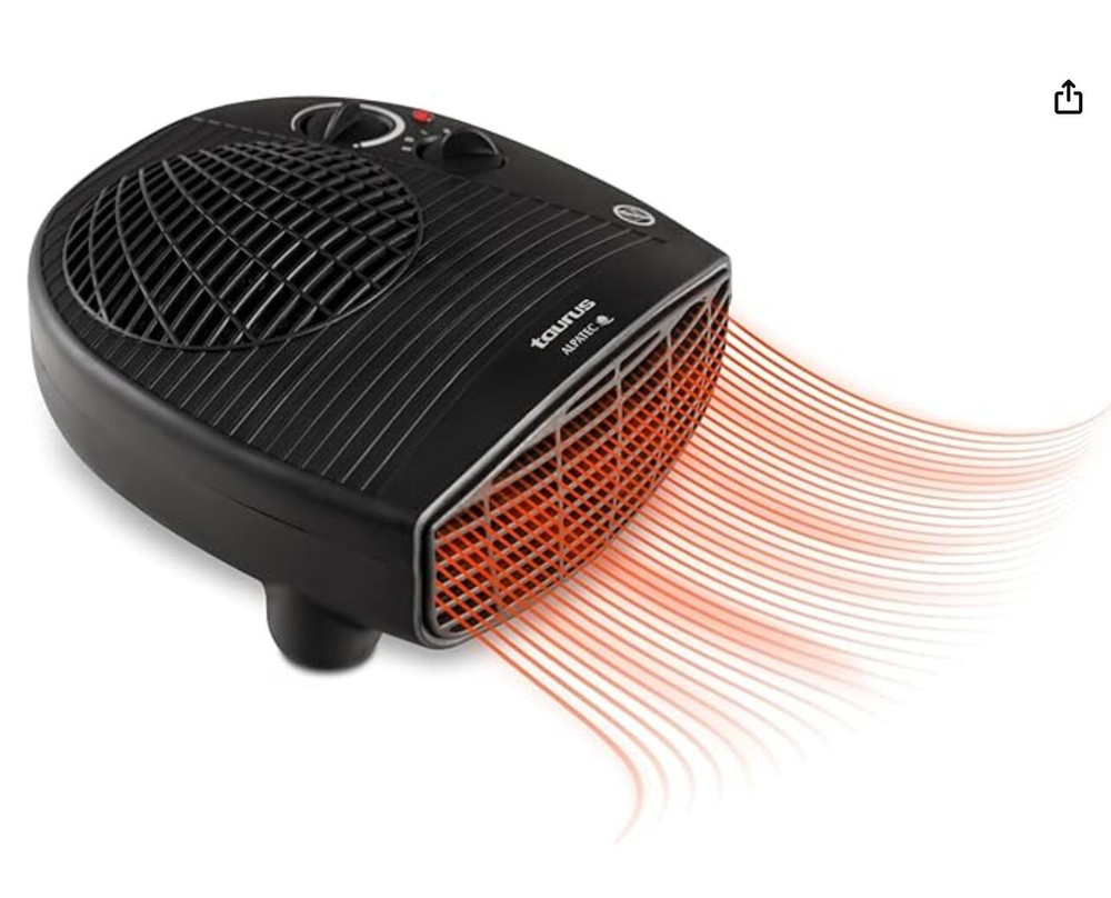Calefactor Taurus TFH-3001 2000W 2 potencias termostato regulable