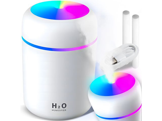 Humidificador difusor LED para coche · 0,3 L