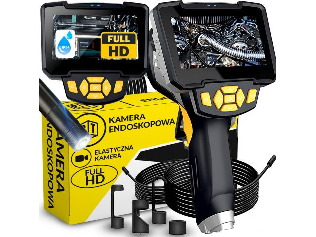 Cámara de inspección con pantalla 4,3″ · 8 mm · Full HD