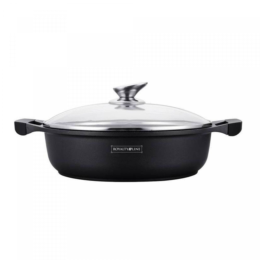 Cazuela baja de aluminio fundido 28 cm · 4,0 L · Royalty Line