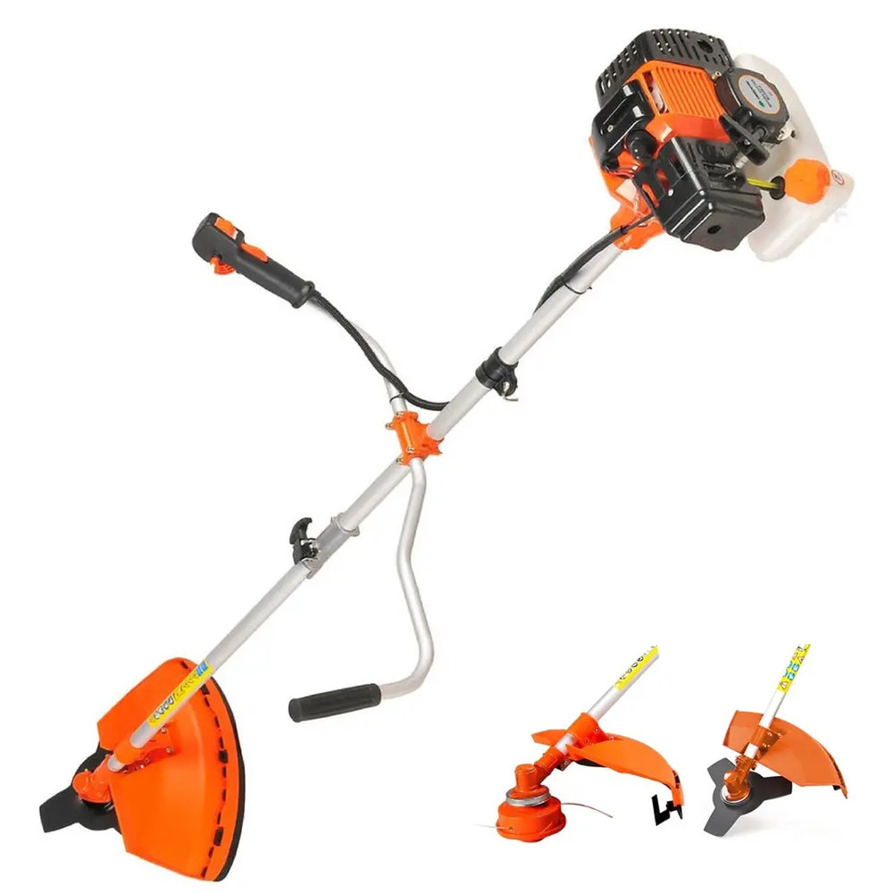 Desbrozadora de gasolina 2 en 1 de 55 cc