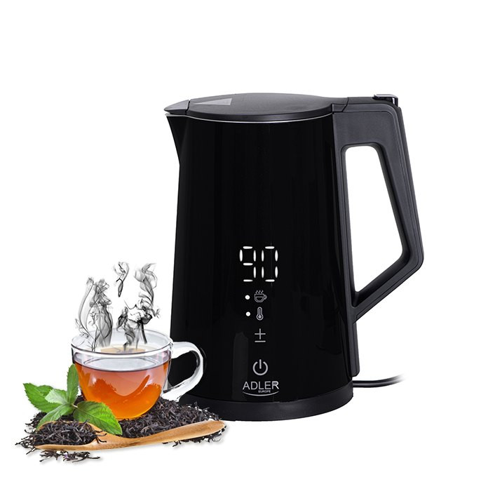 Hervidor eléctrico Adler AD 1345 · 1,7 L con iluminación LED y STRIX