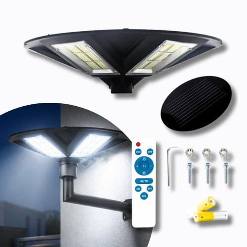 Foco solar LED de alta potencia con sensor de movimiento · 6500 K