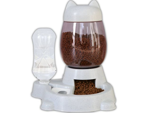 Dispensador automático de agua y comida 2 en 1 - imagen 1