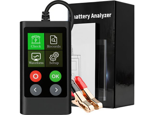 Tester de batería de coche · LCD · 6-20 V · 100-2000 CCA