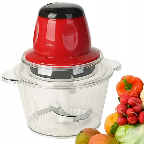 Picadora eléctrica de alimentos 250 W · vaso de 1600 ml y 4 cuchillas