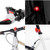 Juego de luces LED para bicicleta · delantera y trasera resistentes al agua
