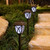 Farol solar de jardín de 44 cm · resistente al agua IP65