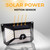 Aplique solar de pared LED · resistente al agua con detección de 180 grados