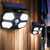 Foco solar de 108 LED con mando · IP65 y detección de 5 metros