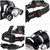 Linterna frontal LED T6 · con dos LED auxiliares y cinta ajustable