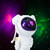 Proyector de estrellas astronauta · con mando y luz nocturna LED