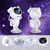Proyector de estrellas astronauta · con mando y luz nocturna LED