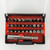 Atornillador inalámbrico ADM 12 V · con 2 baterías y set de 77 piezas