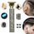 Recortador de barba y pelo de estilo vintage · acabado metálico