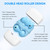 Rodillo facial frío en W y V · con perlas refrigerantes