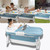 Bañera plegable ADM con rodillo de masaje · autoportante