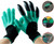 Guantes de jardín con garras · para cavar sin herramienta