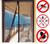 Cortina mosquitera magnética · 210 x 100 cm para puerta
