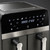 Detalle del panel táctil de la freidora de aire doble Comfy Nest gris grafito con dos displays y diez programas