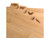 Set 4 tablas de cortar de bambú con soporte - imagen 3