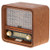 Radio retro Camry CR 1188 · madera, FM/AM, Bluetooth, USB