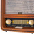 Radio retro Camry CR 1188 · madera, FM/AM, Bluetooth, USB