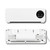 Calefactor de pared tipo cortina de aire · 2000 W · pantalla LED · mando