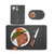 Set de mesa de fieltro Herzberg · 18 piezas · manteles, fundas y posavasos