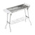 Barbacoa de carbón plegable · parrilla 70 x 25 cm · bolsa de transporte