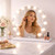 Espejo de maquillaje Hollywood redondo · 13 luces LED · 100 cm