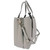 Bolso de mano de piel auténtica con trabillas, vista lateral