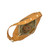 Bolso de hombro media luna de piel auténtica con tachuelas, vista lateral