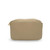 Bolso bandolera tipo cámara de piel auténtica en color topo