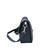Bolso bandolera con solapa de piel auténtica, vista lateral
