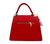 Bolso de mano trapecio de piel con pañuelo, vista adicional 2