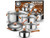 Batería de cocina 11 piezas antiadherente OR202