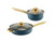 Batería de cocina 12 piezas OR203 · azul y oro