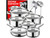 Batería de cocina 15 piezas con utensilios OR205