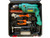 Taladro percutor 550 W con maletín de 37 piezas