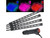 Tiras LED RGB para interior de coche · 4 tiras con mando